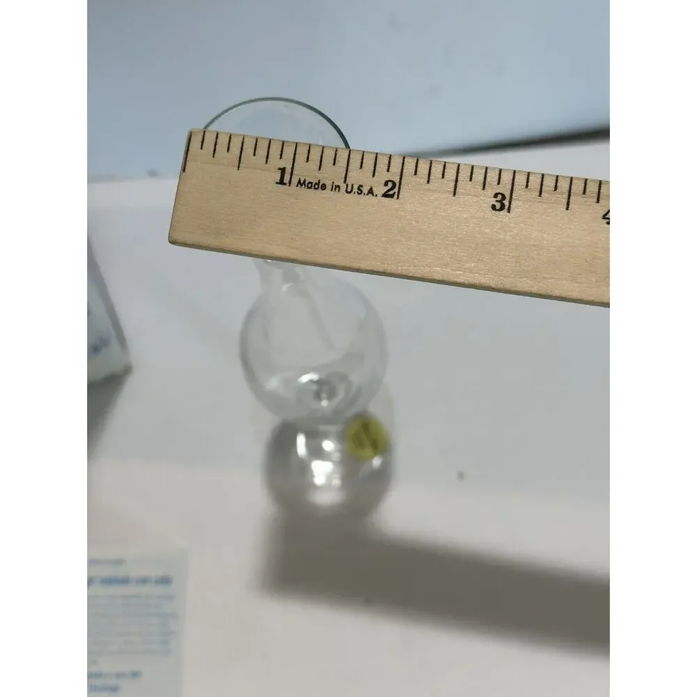 Princess House handblown handcut glass Crystal Heritage Vase‎ Tall Vase etched